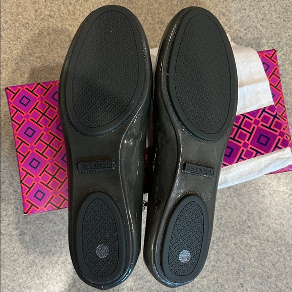 Tory Burch Minnie Travel Ballet Flats MOSS Size 11 NWT - Picture 5 of 7